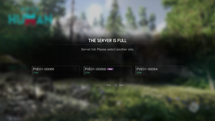 Once Human - Server Full Notification