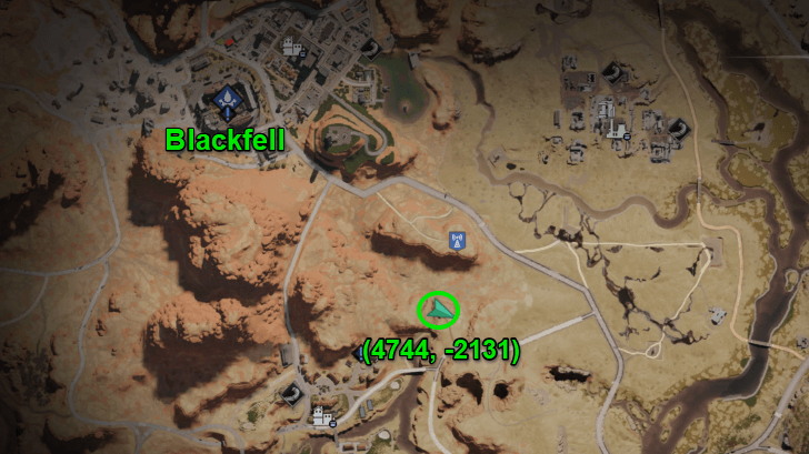 Once Human - Red Sands Devious Painting Map Location