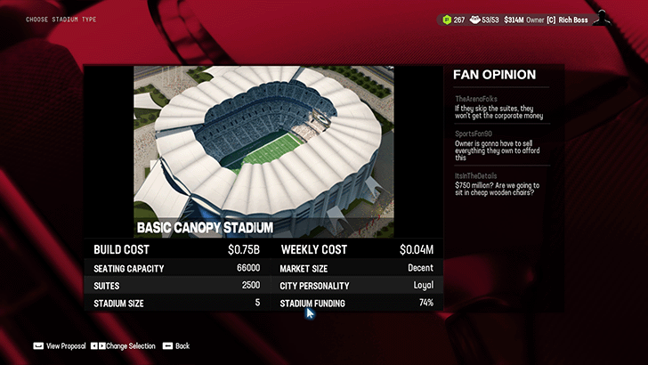Madden NFL 25 - Choose Stadium Type