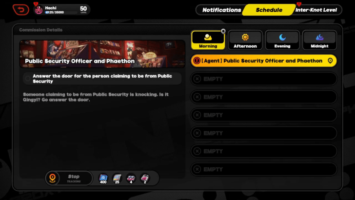 Appears as Public Security Officer and Phaethon on the Schedule