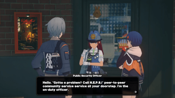 Talk to the Public Security Officer