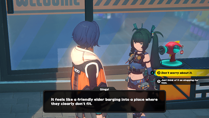 Off-Duty Mode Dialogue Choices