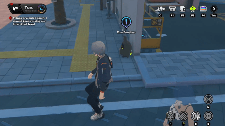 Talk to Roger the Emo Bangboo