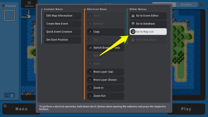 RPG MAKER WITH MAP LIST