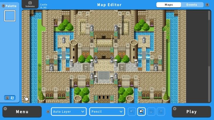 RPG MAKER WITH SAMPLE MAPS