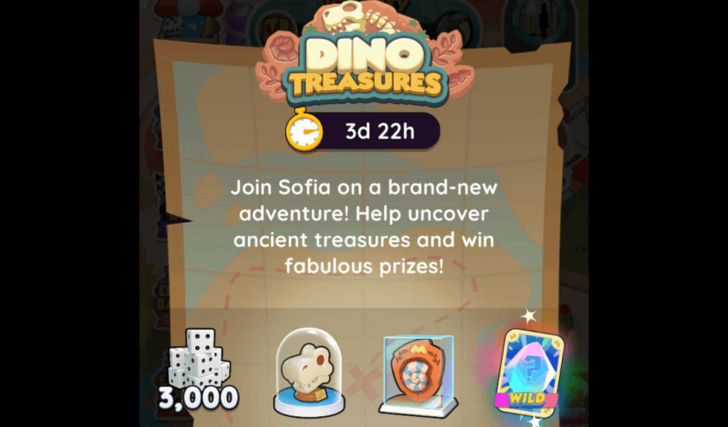 Dino Treasures Rewards