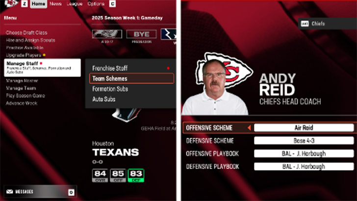 Madden NFL 25 - Playsbooks and Schemes Menu in Franchise.png