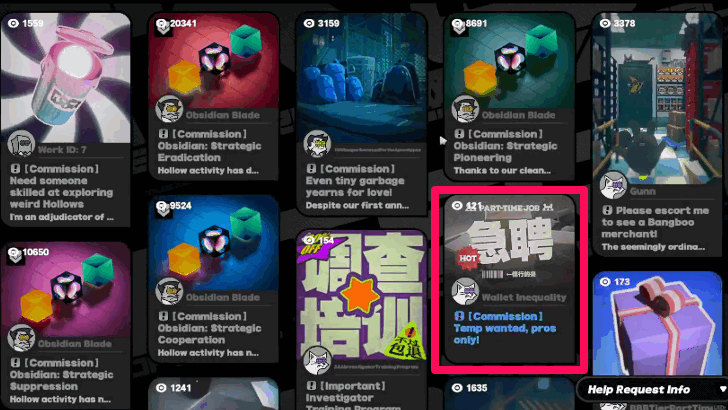 Accept the HDD Commission From the Inter-Knot