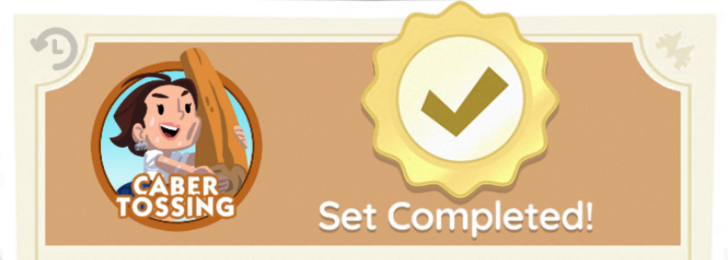 Monopoly GO - Caber Tossing Set Complete
