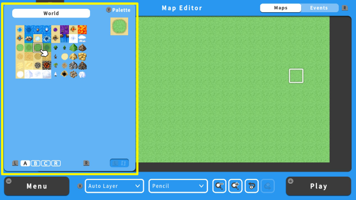 RPG MAKER WITH Tile Palette