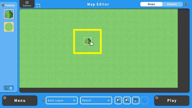 RPG MAKER WITH Place Tile