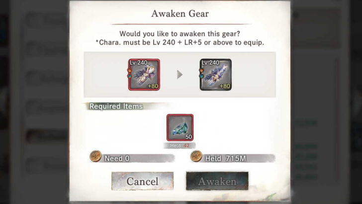 awakening gears