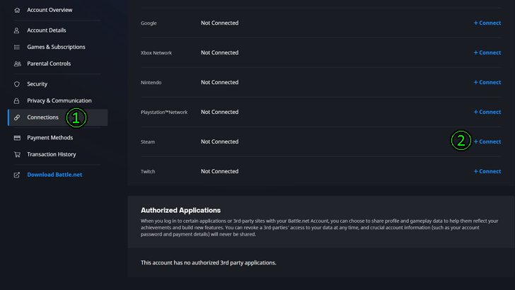 Black Ops 6 - BNet Account Settings
