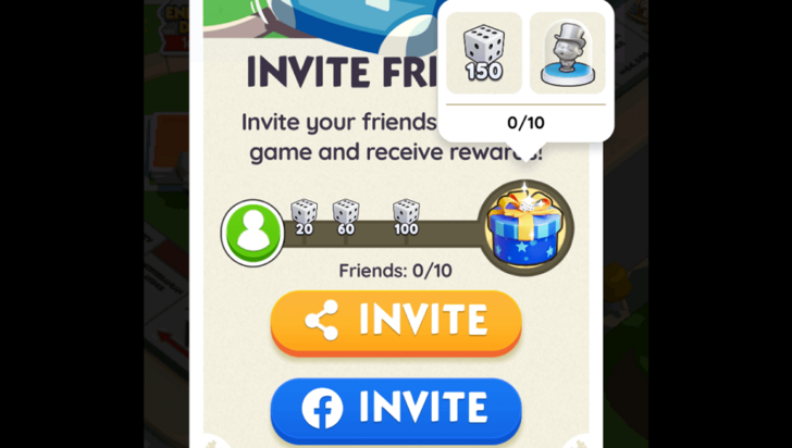 Monopoly GO - Invite Friends Reward