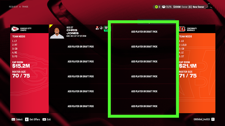 Madden NFL 25 - Select Other Team