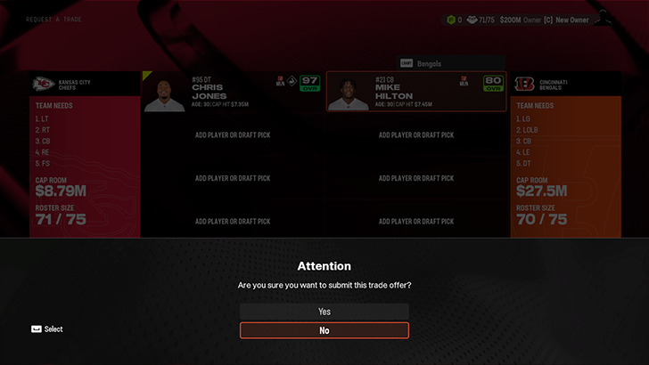 Madden NFL 25 - Accepting the Trade