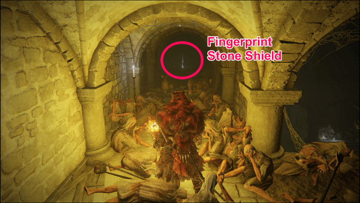 Fingerprint Stone Shield location