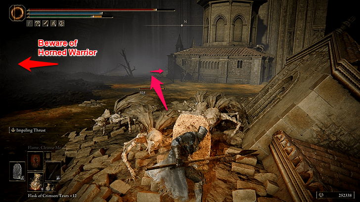 Head to the Building on the Right