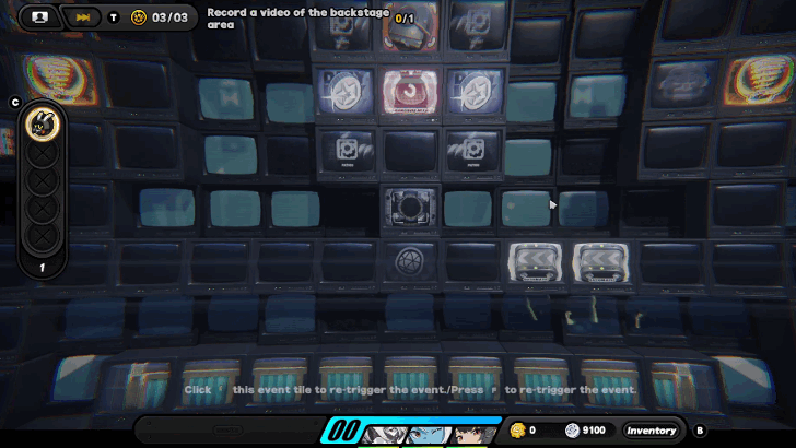 Record a Video of the Backstage Area