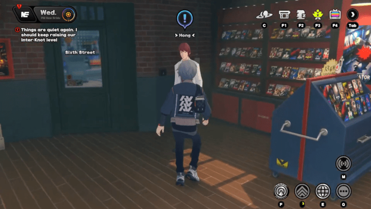 Talk to Hong in Random Play