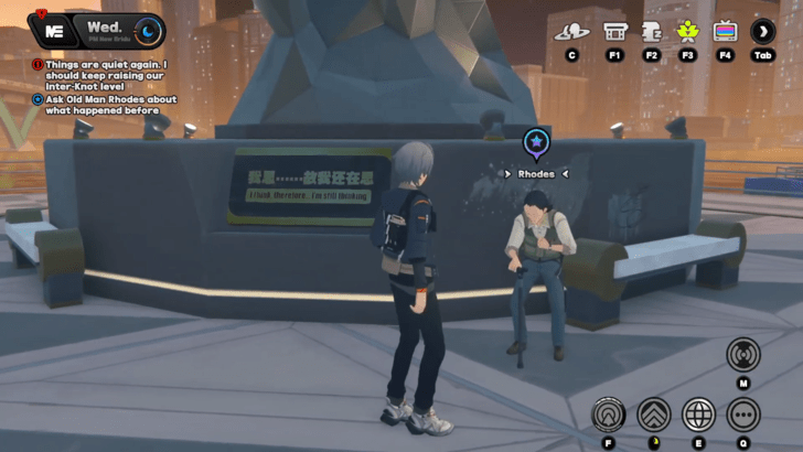 Talk to Rhodes in Ballet Twins Road