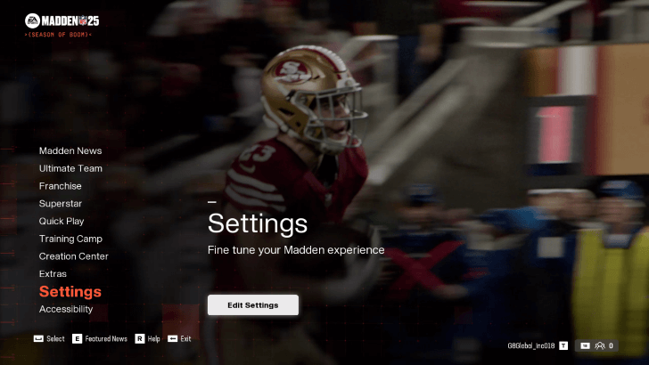 Madden NFL 25 - Realistic Sliders settings