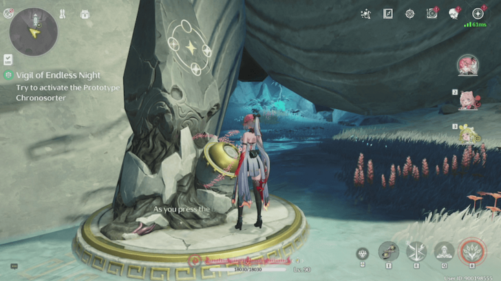 Interact with the Prototype Chronosorter