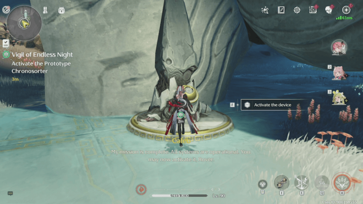 Activate the Chronosorter