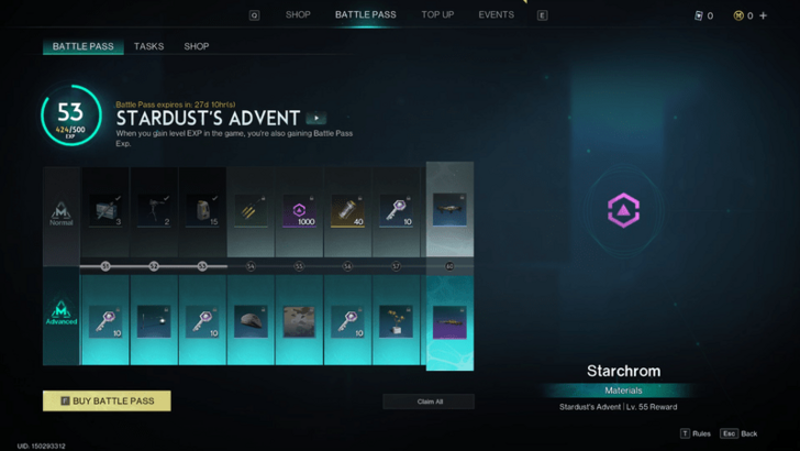 Once Human - Battlepass Starchrom