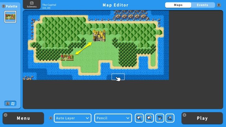 RPG MAKER WITH Transfer Event
