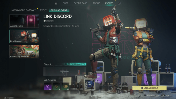 Once Human - Earn Starchrom Link Discord