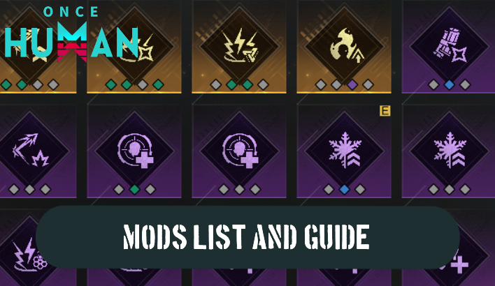 Once Human - Mods List and Guide