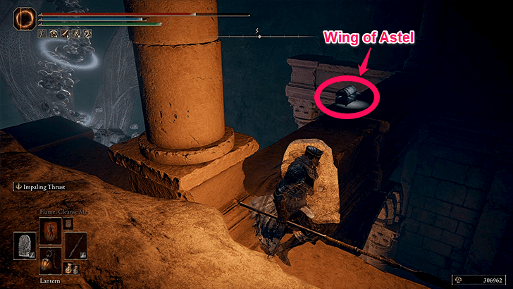 Open the Chest on the Stone Beam