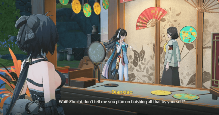 Zhezhi at Fan Drawing Stall