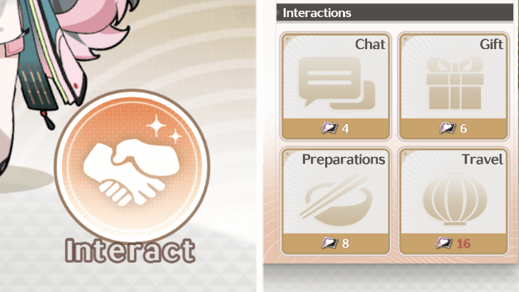 Interact to Increase Stats