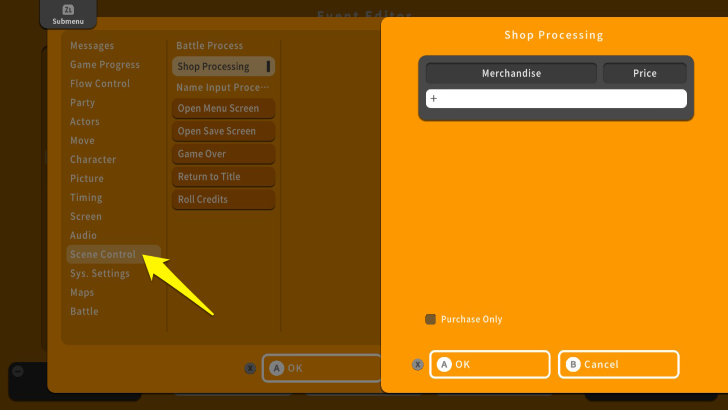 RPG MAKER WITH Scene Control