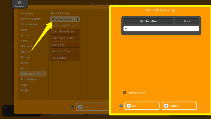 RPG MAKER WITH Shop Processing