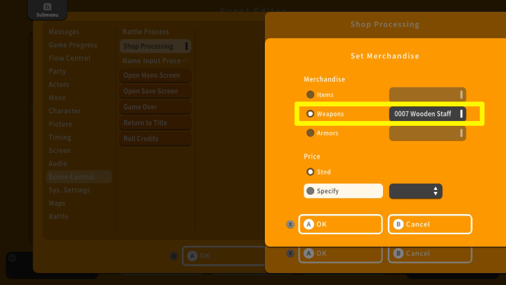 RPG MAKER WITH Wooden Staff