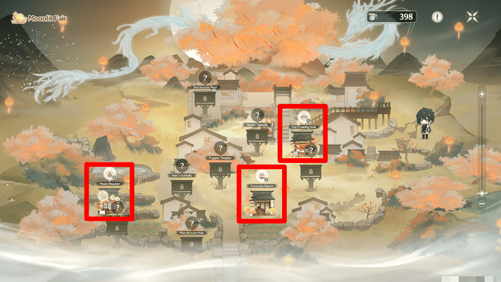 Wish Upon the Moon II - Build the Required Stalls