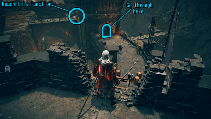 Arriving at the Fog Rift Fort