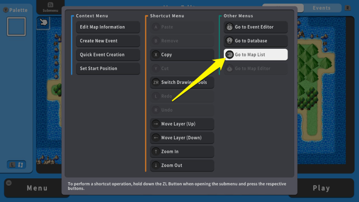 RPG MAKER WITH Map List