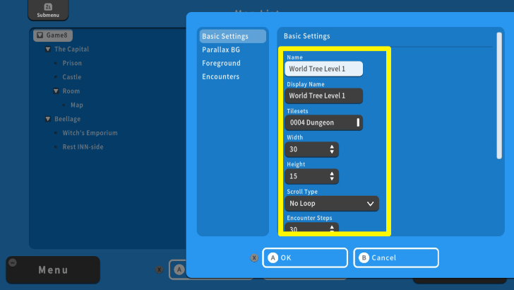 RPG MAKER WITH Basic Information