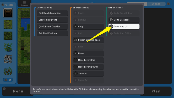RPG MAKER WITH Map Lists