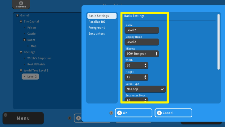 RPG MAKER WITH Basic Settings