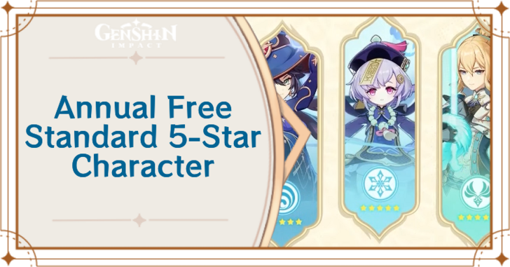 Genshin Impact - Free 5-Star Character and Best Standard to Choose