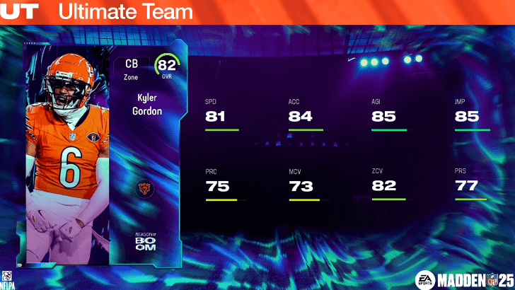 Madden NFL 25 - Kyler Gordon Ultimate Team
