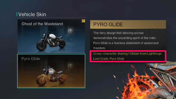 Once Human - Pyro Glide Obtained From Lightforge Loot Crate