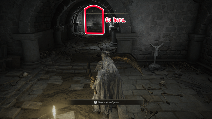 Scorpion River Catacombs Hatchet Imp Step 1