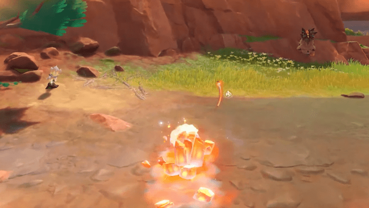 Genshin - Tepetlisaur moving underground