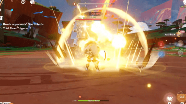 Genshin - Of Thorns and Crowns - Perform Challenge Objectives in Trial of Thorns